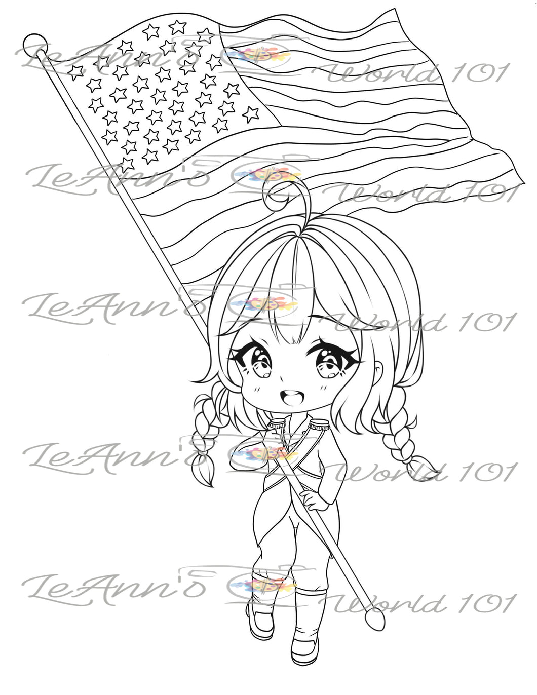 Flag Girl